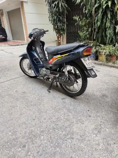 Suzuki Viva Thái синий скутер с механической коробкой
