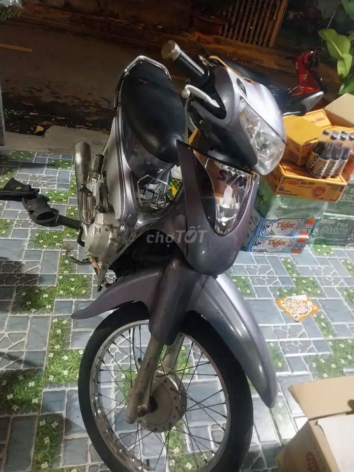 SYM Angel 100 серая, механика