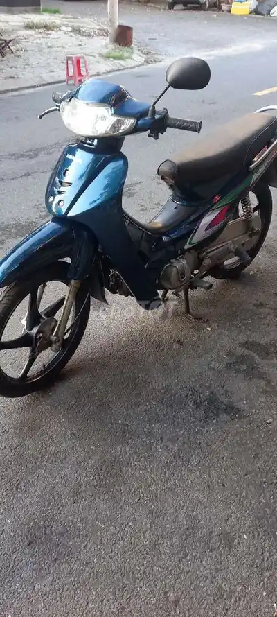 Honda Wave синий, мотоцикл с механической КПП, б/у