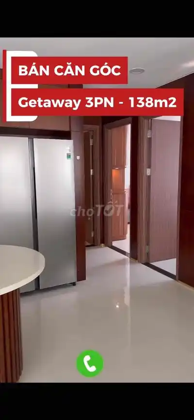 Угловая квартира 3 спальни Gateway Вунгтау 138м² с полной мебелью