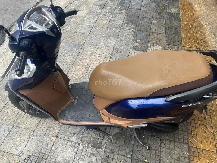 Honda Lead, синий, скутер