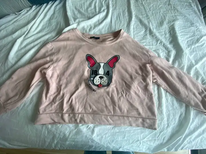 Розовая толстовка J.B4, рубашка Mango, майки Karen Millen, Miss Sixty, футболка Armani Exchange