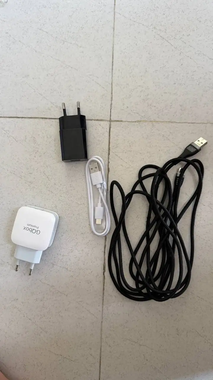 Гирлянда разноцветная, шнур type c - usb, блочки