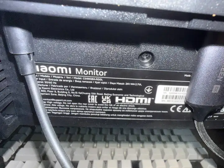 Монитор Xiaomi 34", кресло, клавиатура Leobog Hi75C Pro, колонки Edifier MR4