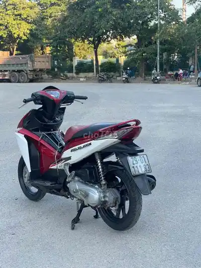 Honda Air Blade 110 Fi 2012, красно-бело-черный