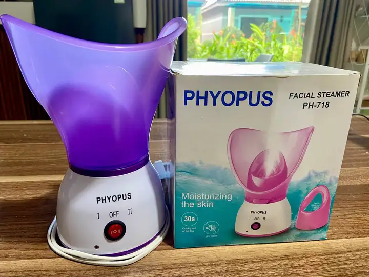 Массажный пистолет Philips PPM7323, Паровая сауна для лица PHYOPUS PH-718, Стеклянная ваза