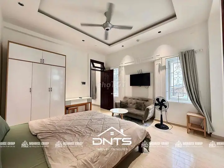 🏡 1-комн. квартира, балкон, мансардное окно, своя стиралка, лифт, рынок Тан Динь