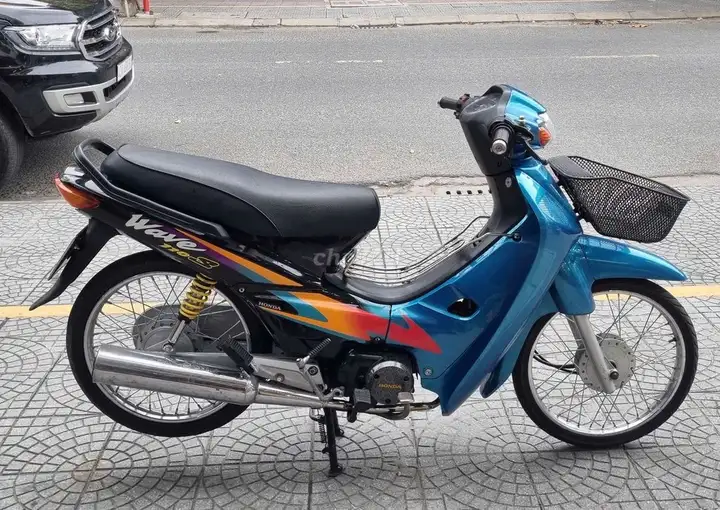 Мопед совместного производства Honda Wave, синий