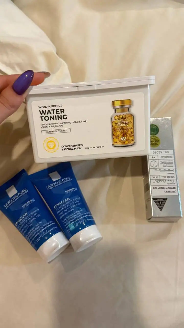 Микроиглы, маски водный тоник, La Roche-Posay