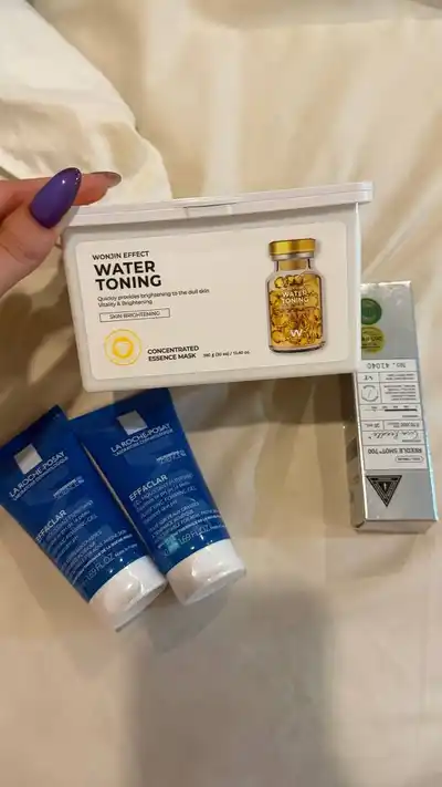 Микроиглы, маски водный тоник, La Roche-Posay