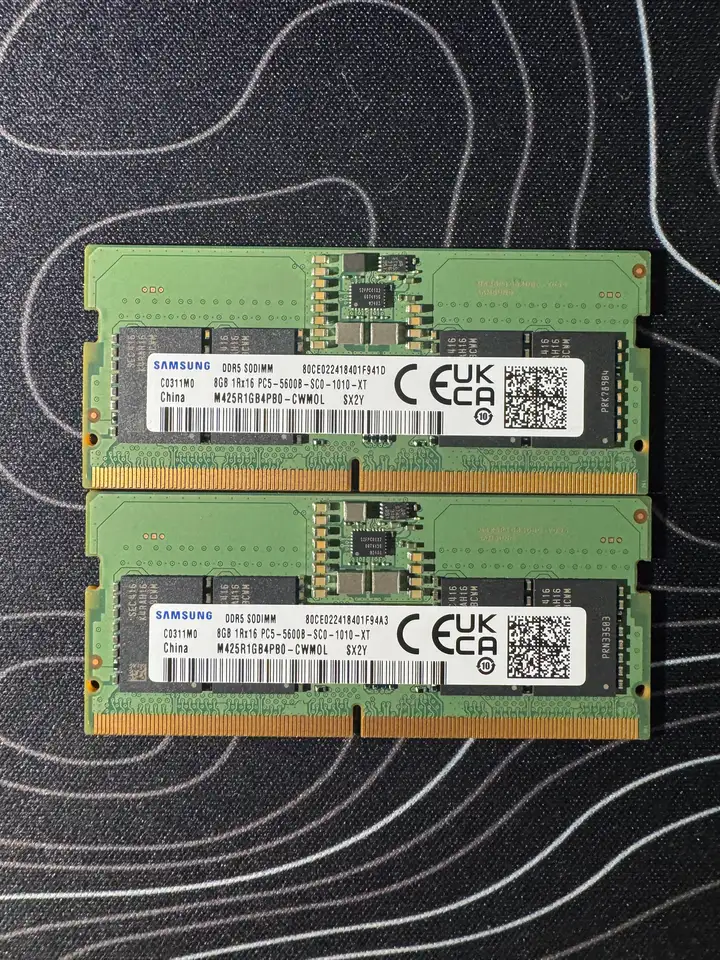 ОЗУ Samsung DDR5 SO-DIMM 8 ГБ 5600 MHz