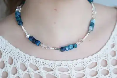 Украшения из агата и ожерелья