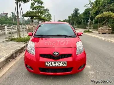 Toyota Yaris 1.5 AT 2009 красная из Японии