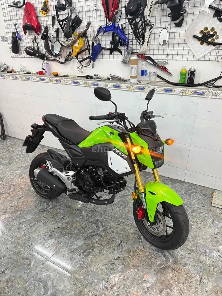 Honda MSX125 2018, зеленый, 1000 км, состояние 99%