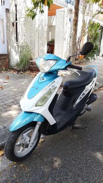 Kymco Candy 50cc, белый и синий