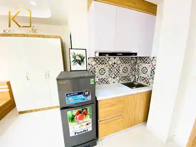 Студия с балконом, переулок 67 Тхай Тхинь