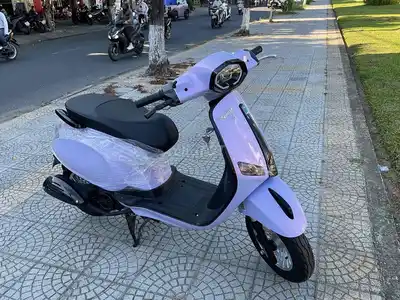 Новый фиолетовый скутер 50cc