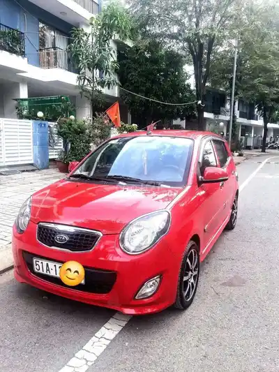 Kia Morning Sport 2011 красный, один владелец с новья