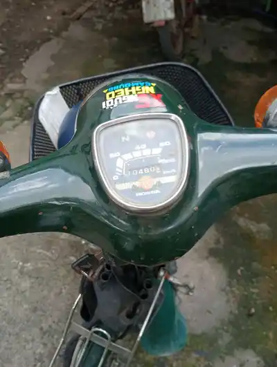 Honda Cub 50, 1986 год, Синий, японский