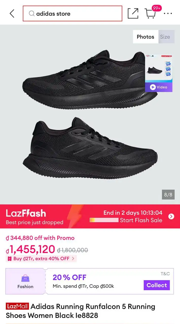 Женские кроссовки Adidas Runfalcon 5