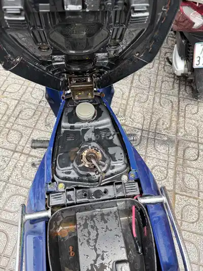 Honda Future синий механический мотоцикл
