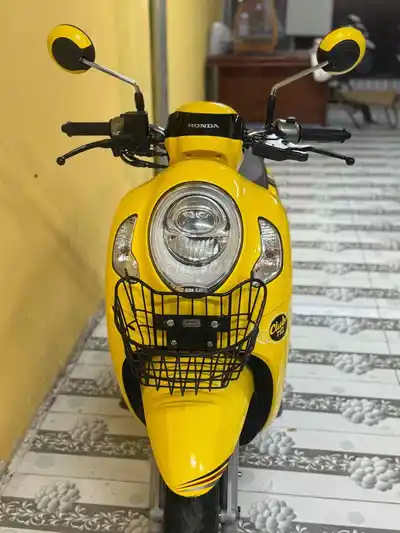 Honda Scoopy, ключ с газлифтом, супер красивый желтый цвет 43E1-024.87