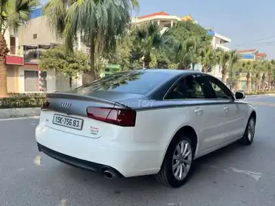 Audi A6 2013 белый пробег 90 тыс. км