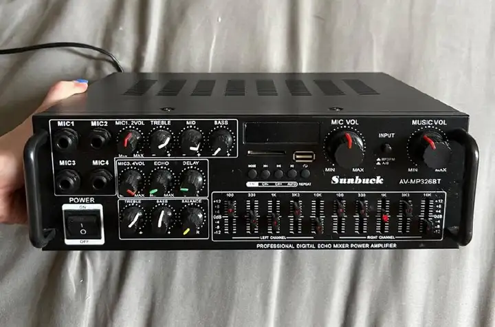 Микшер Morefand MG07BT + усилитель Sunbuck AV-MP326BT