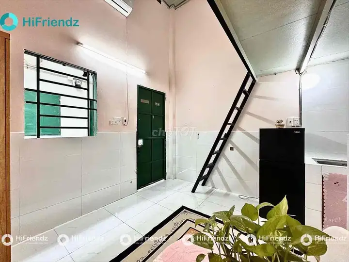 Duplex высокий этаж Phan Văn Trị рядом с IUH, VLU ✅ Есть кондиционер