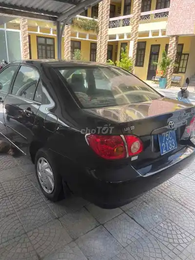 Toyota Corolla Altis 2003 черного цвета