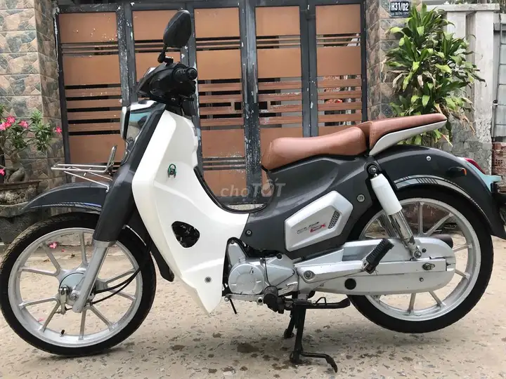 Мопед 50cc белый, серый