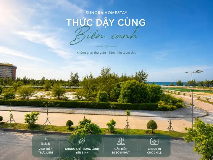 Sunora Homestay апартаменты 40 м² с видом на море