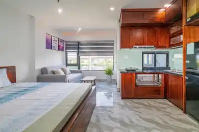КВАРТИРА 35 М² С БАЛКОНОМ — ПОЛНОСТЬЮ МЕБЛИРОВАНА | SON TRA, DA NANG