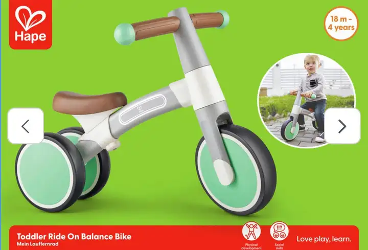 Велосипед-беговел HAPE