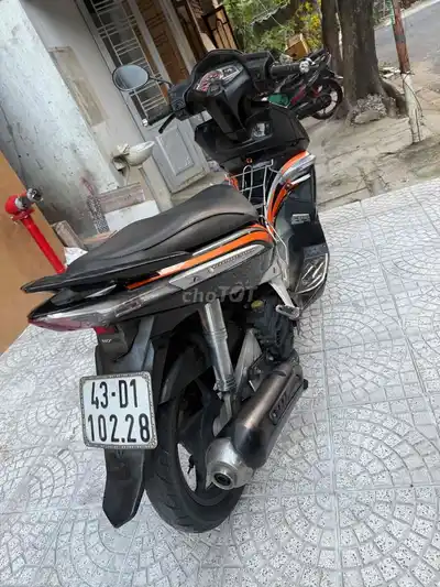 Honda Air Blade 2010 черный оранжевый