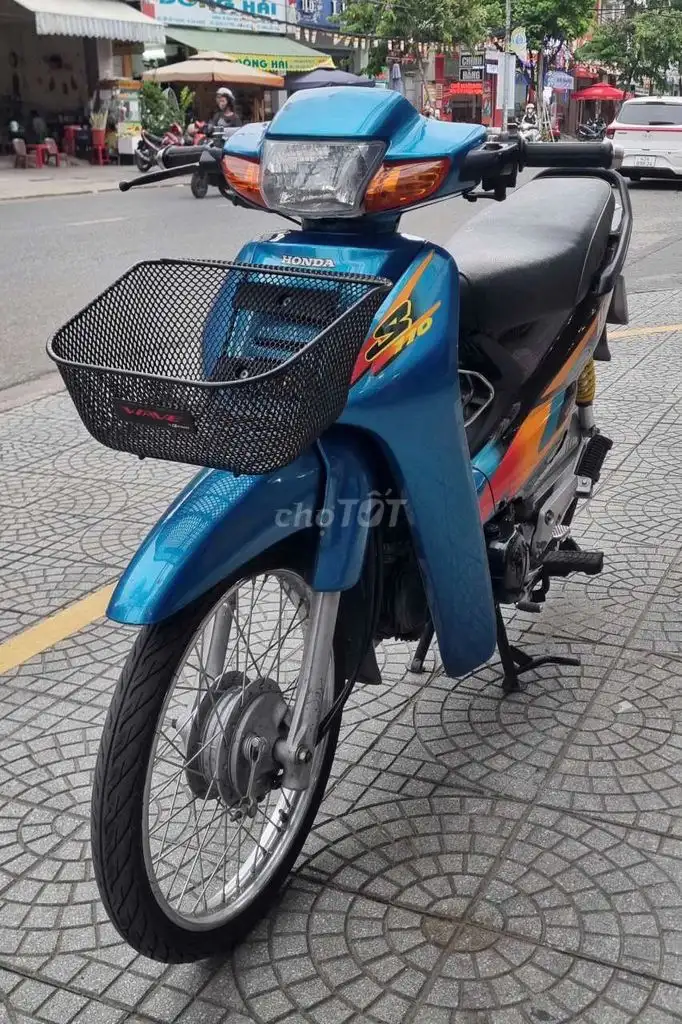 Мопед совместного производства Honda Wave, синий