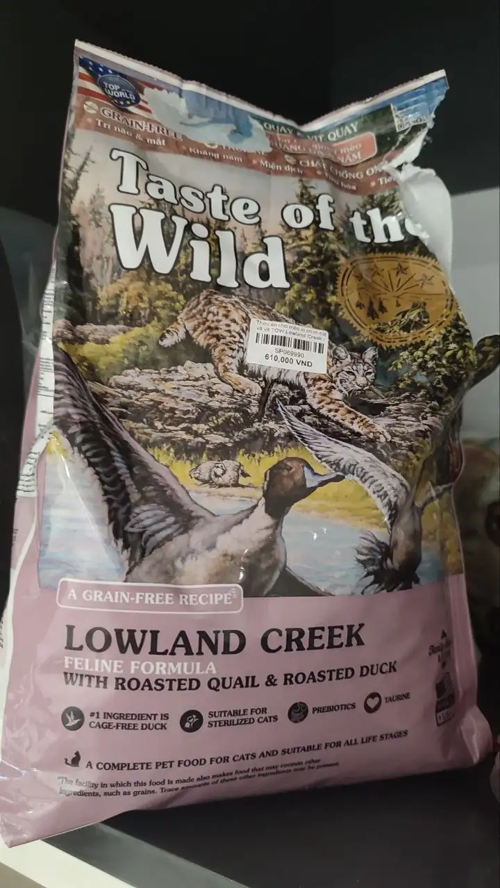 Сухой беззерновой корм Taste of the Wild Lowland Creek для кошек