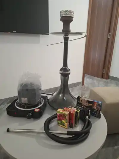 Кальян с аксессуарами и табак
