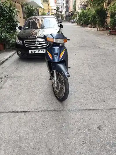 Suzuki Viva Thái синий скутер с механической коробкой