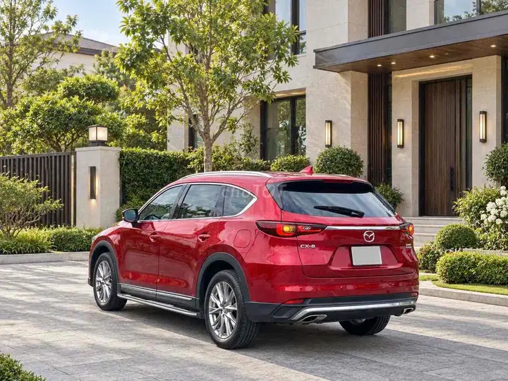 Mazda CX-8 Premium 2024, красный, состояние нового