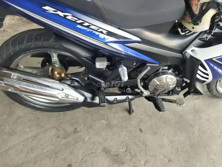 Yamaha Exciter 2013, сине-белый, пробег 82209 км
