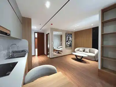 Квартира с балконом и кухней у моста Киеу в Тан Динь, 1-й округ