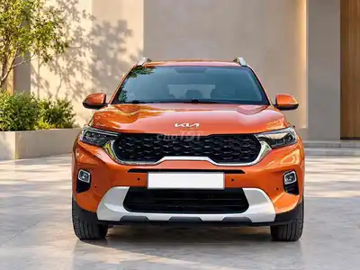 Kia Sonet Luxury 2022 цвета марсианский красный