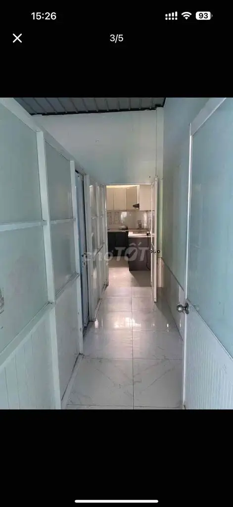 Дом в аренду в переулке для грузовиков, Тай Тхань, 5х25м, 4 класс, 1 спальня, 2 кондиционера