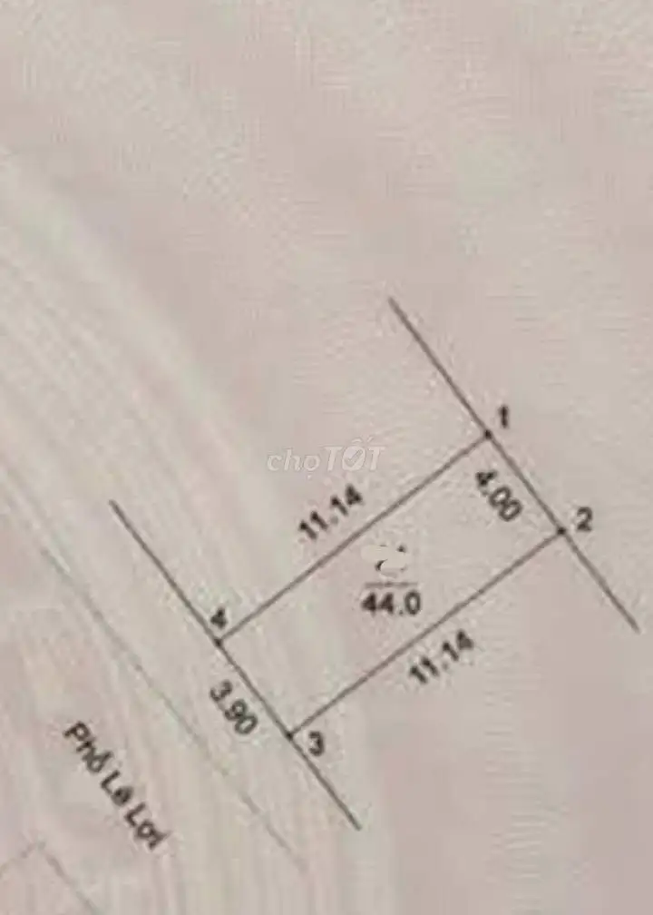 Дом на ул. Ле Лои, Ханьдонг, оживленная торговля, 44 м²