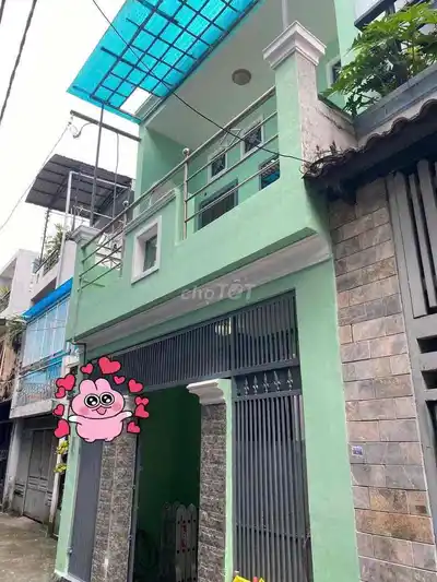 Дом рядом с больницей Hồng Đức 4❌12м, 2 спальни, 2 санузла, переулок 3м, Thống Nhất, P10, GV