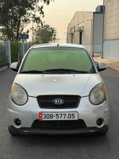 Kia Morning, 5 мест, импорт, серебристый