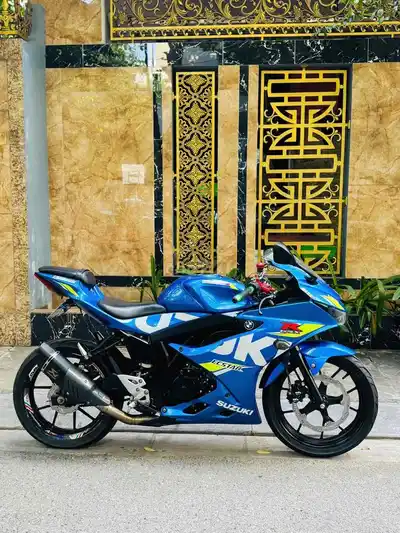 Suzuki GSX-R150 2020 черно-синий Смарт-ключ отличное состояние