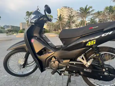 Honda Wave A 2025 черный матовый