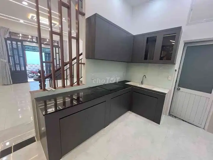 3-этажный дом на Тан Ки Тан Куи рядом с Aeon, переулок 4м у mặt tiền 5.95T